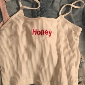 Cropped Honey Bum Tank